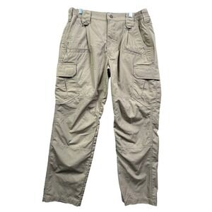 CQR Men's‎ Tactical Cargo Pants Khaki 32W 30L Straight Fit Work Outdoor